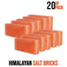 Himalayan salt bricks for wall
