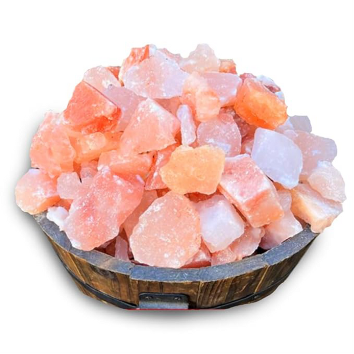 pink salt chunks