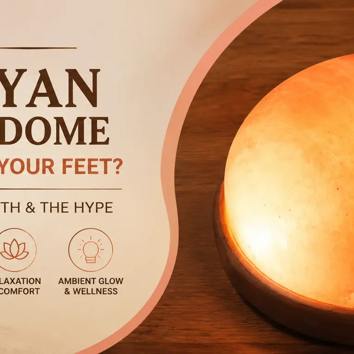 Himalayan salt detox lamp for feet - Himalayan Salterz 
