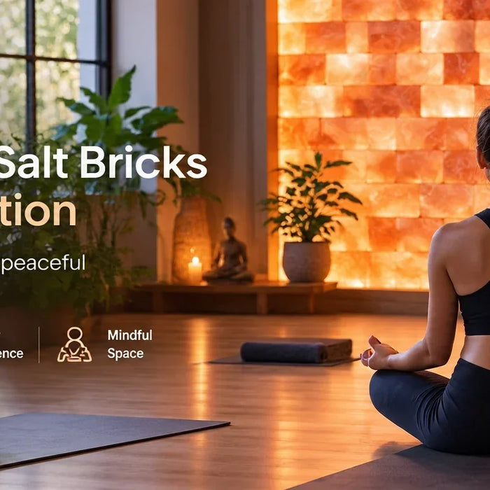 Himalayan salt bricks for yoga 