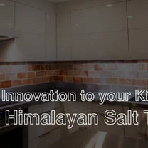 Innovation to Kitchen with Himalayan salt tiles