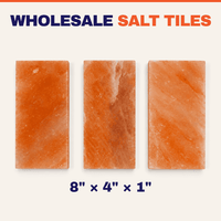 Himalayan Salt Tiles For Wall 8" x 4" x 1" - Wholesale Prices