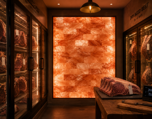 Walls Built With Salt Tiles & Bricks