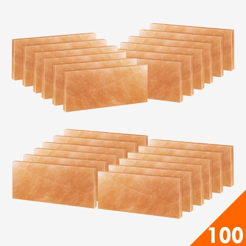 Wholesale Himalayan Salt Tiles 8" x 4" x 1" - Pack 100