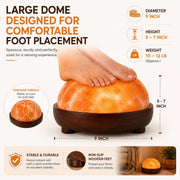 Himalayan salt detox dome lamp