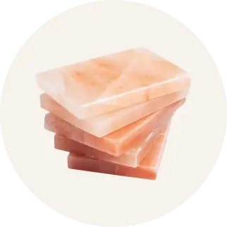 Himalayan pink salt blocks