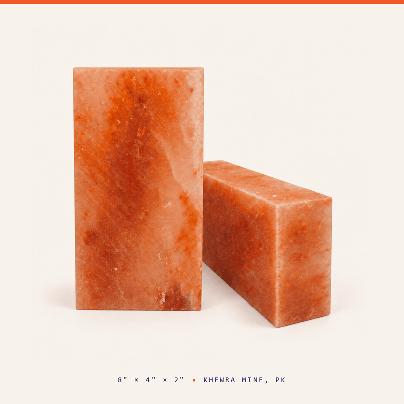 Himalayan Salt Brick 8" x 4" x 2"