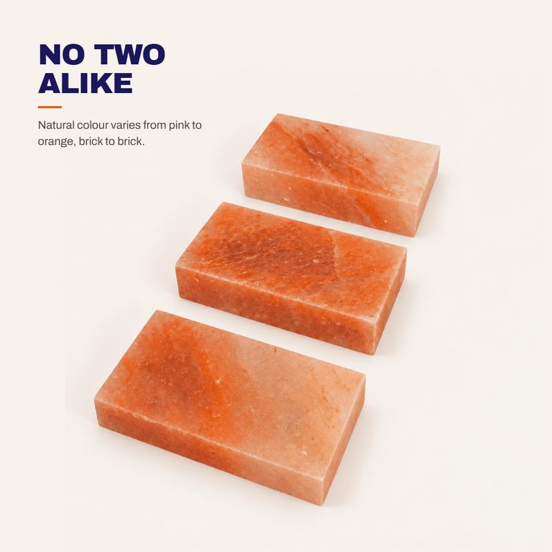 Himalayan Salt Bricks 8" x 4" x 2" - Pack 200