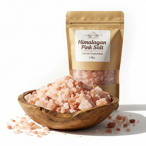 Himalayan Pink Coarse Granulated Salt - 5 lbs