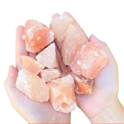 pink rock salt chunks