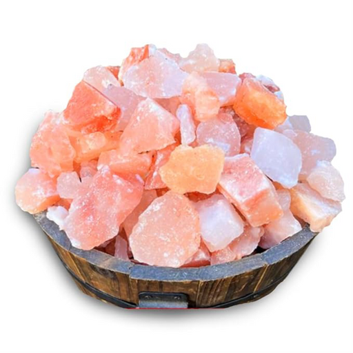 pink salt chunks