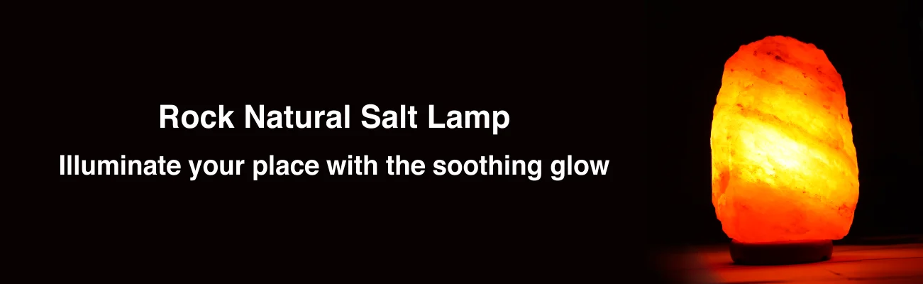 natural salt lamp banner