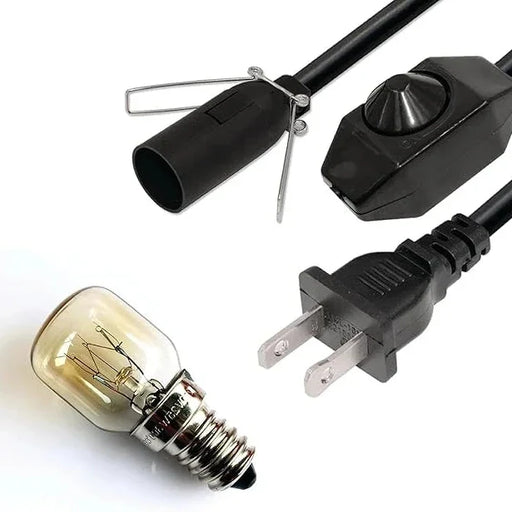 salt lamp bulb and switch dimmer cord